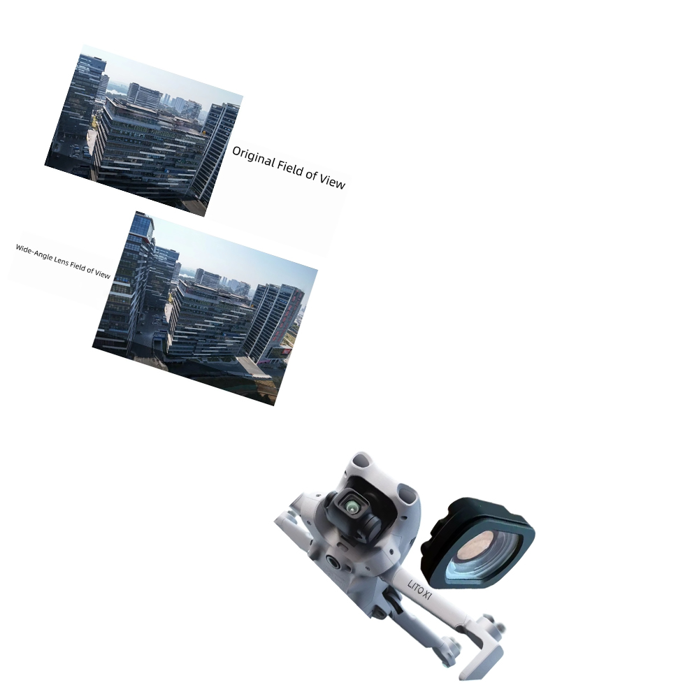 Drone Camera Filter - DJI Lito x1 için Geniş Açılı