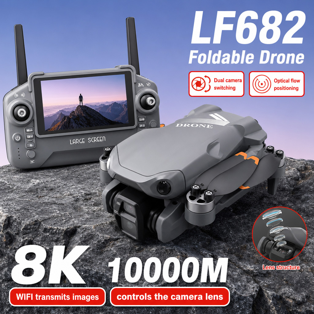 Drone Camera Lens - Hava Fotoğrafı LF682 Drone 8K HD