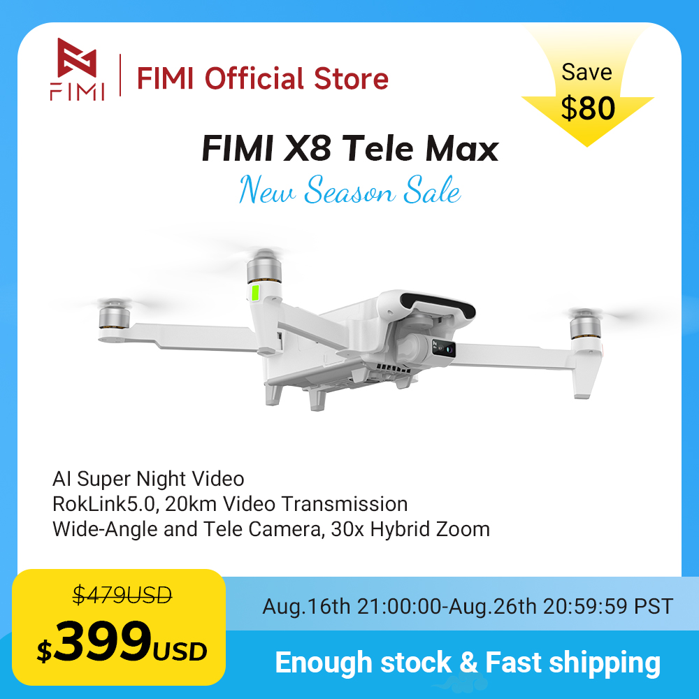 FIMI X8 Tele Max Yeni Drone Ge - Drone Camera Wide Angle incelemesi ve fiyatı
