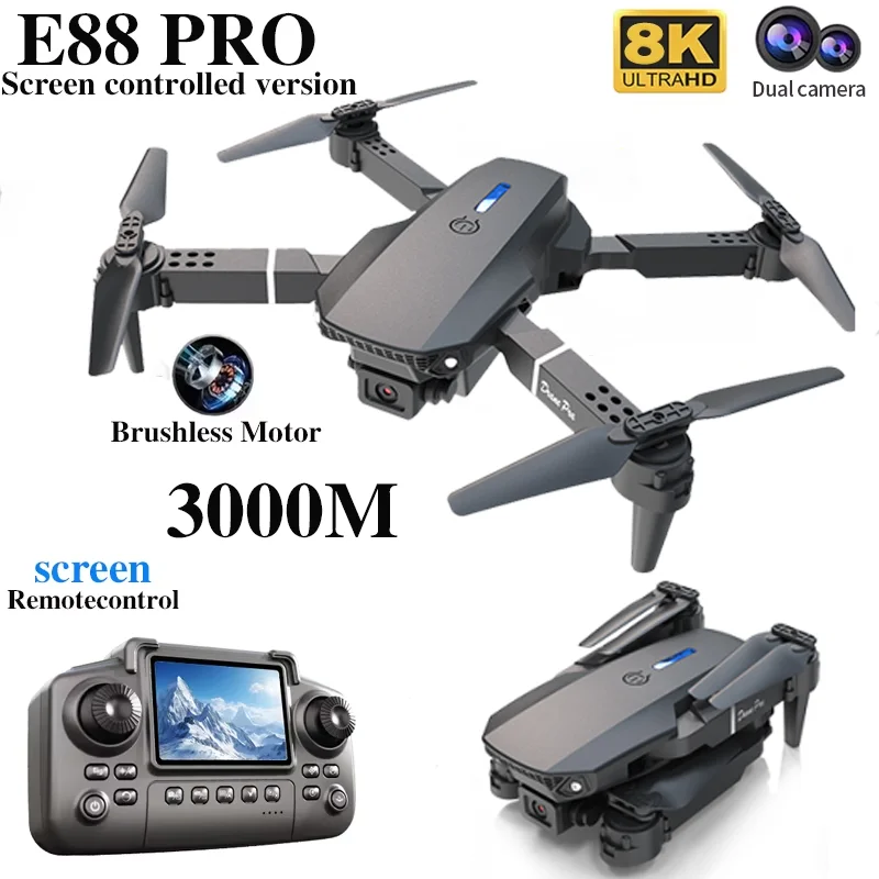 Profesyonel E88 PRO Drone ekra - Drone Camera Hd incelemesi ve fiyatı